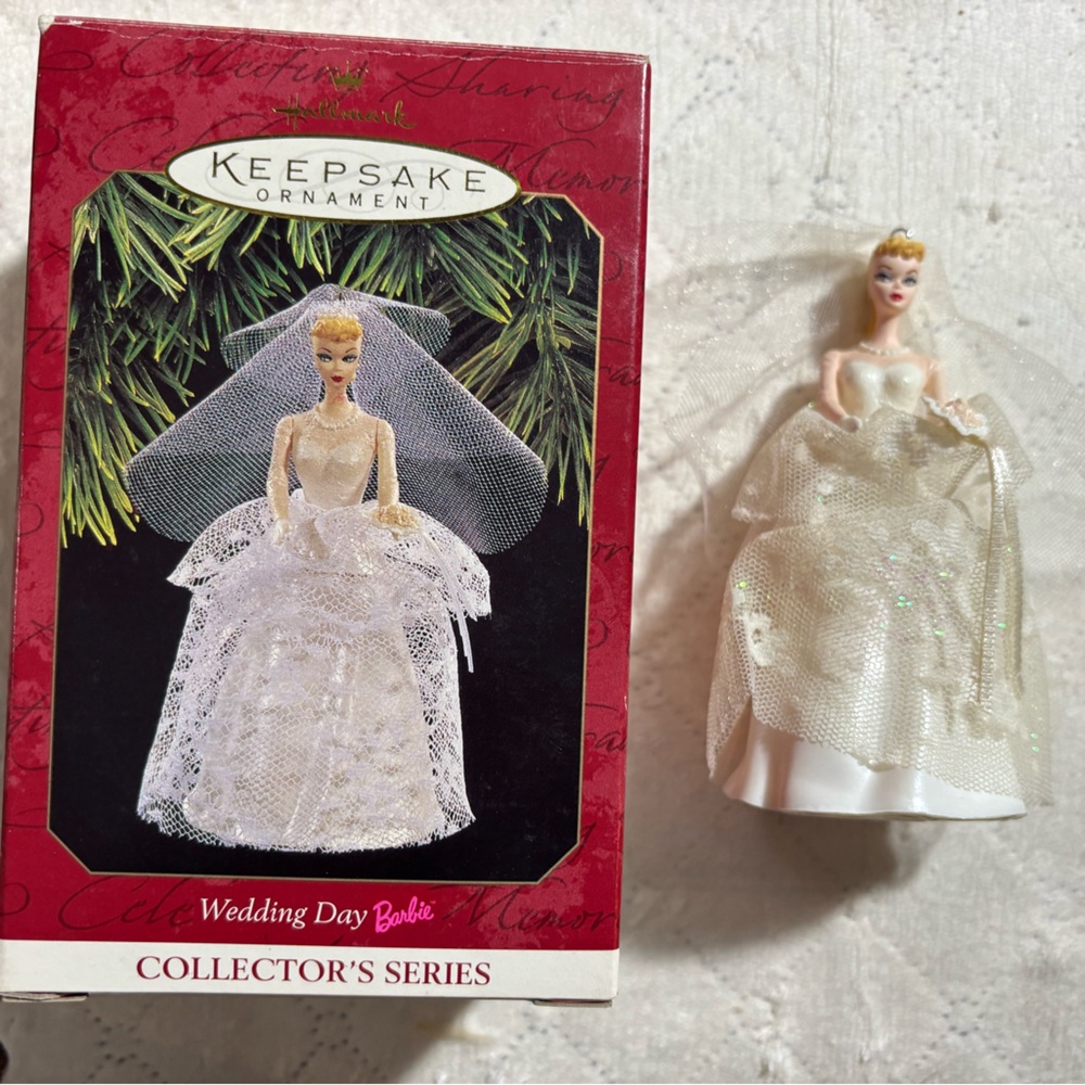 Hallmark wedding day Barbie ornament